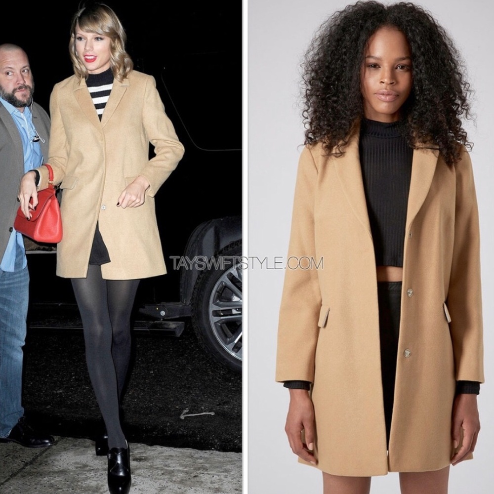 Topshop Slim Pocket Detail Coat